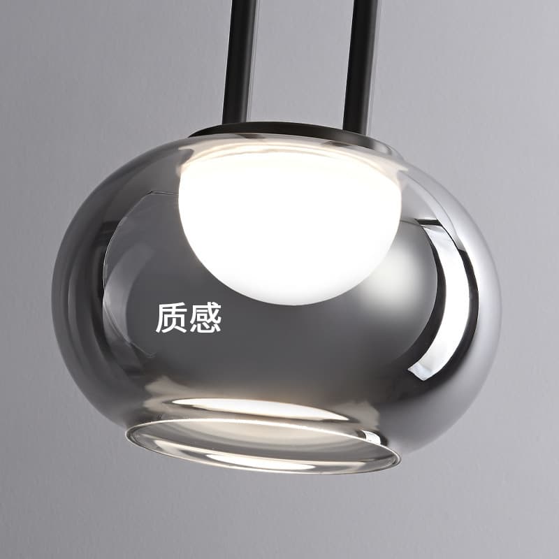 Restaurant Glass Single-head Pendant Light